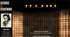 Desktop Screenshot of georgeskaufman.com