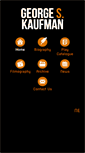 Mobile Screenshot of georgeskaufman.com