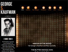 Tablet Screenshot of georgeskaufman.com
